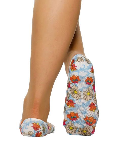 wigglesteps Damen Füßlinge Baroque flowers