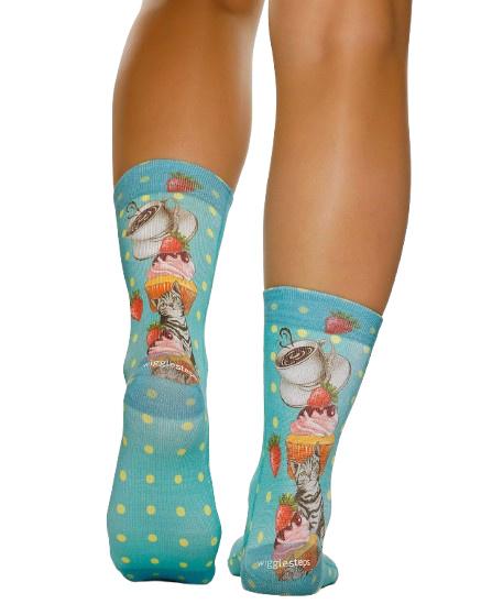 wigglesteps Damen Socken Coffee Mood