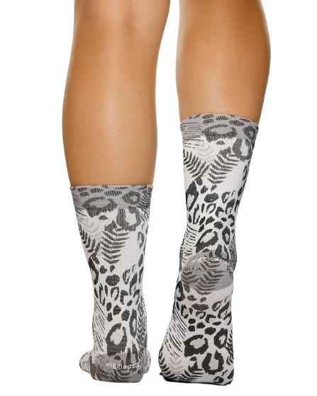 wigglesteps Damen Socken Black Leo
