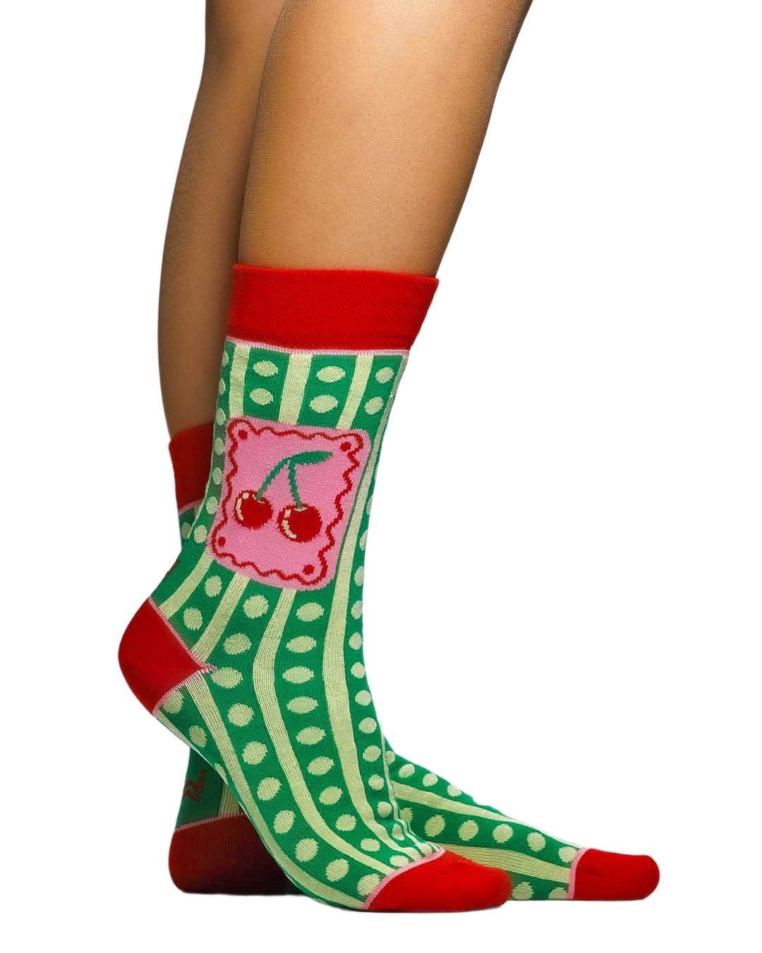 wigglesteps Unisex Socken Cherry