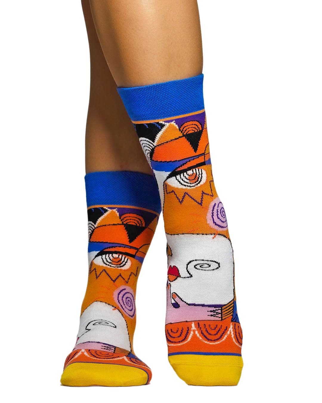 wigglesteps Unisex Socken Face I
