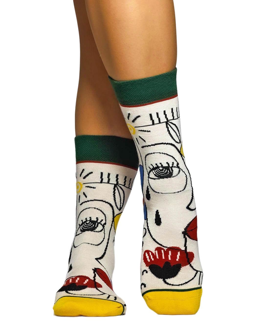 wigglesteps Unisex Socken Face III