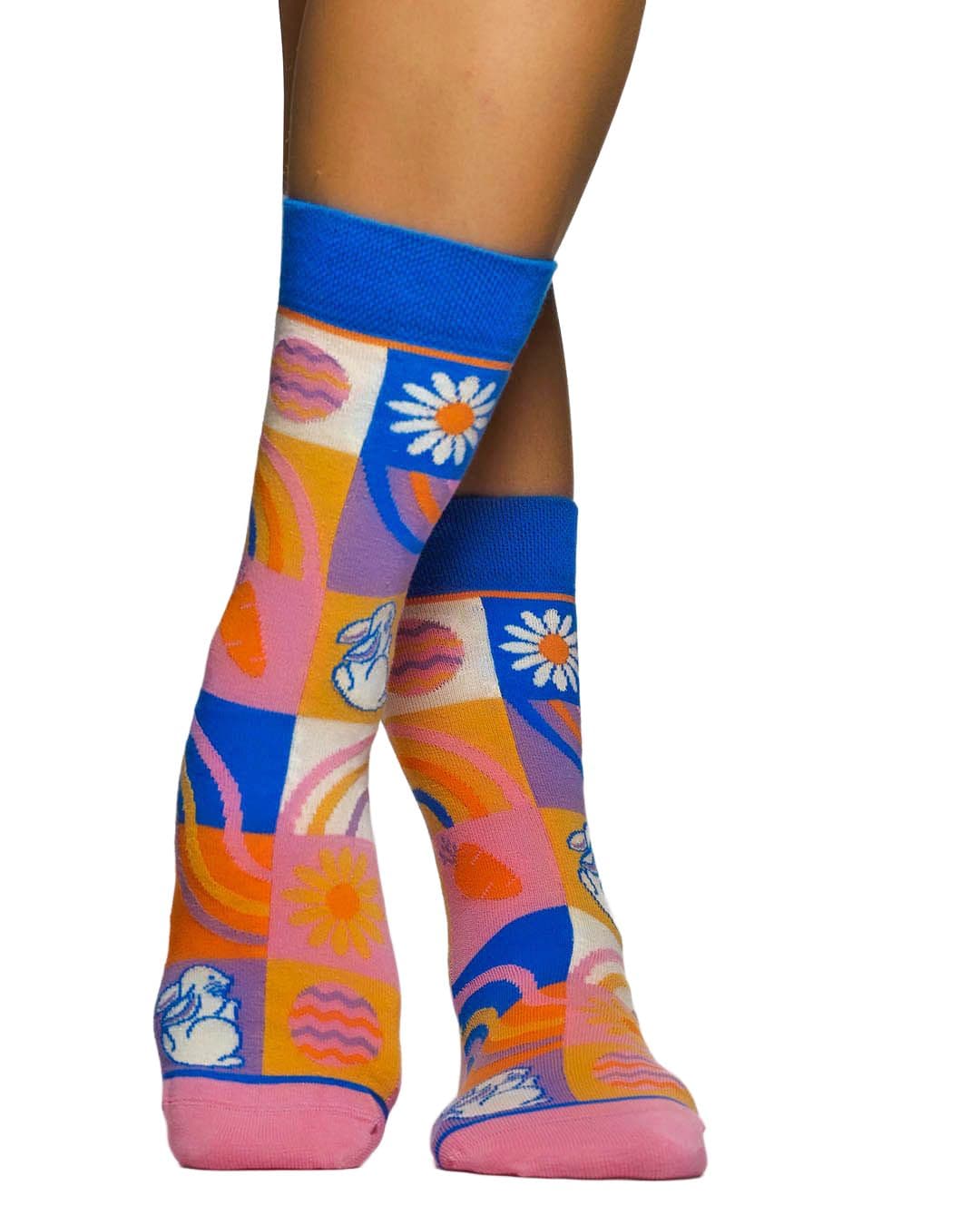 wigglesteps Unisex Socken Bunny Bloom