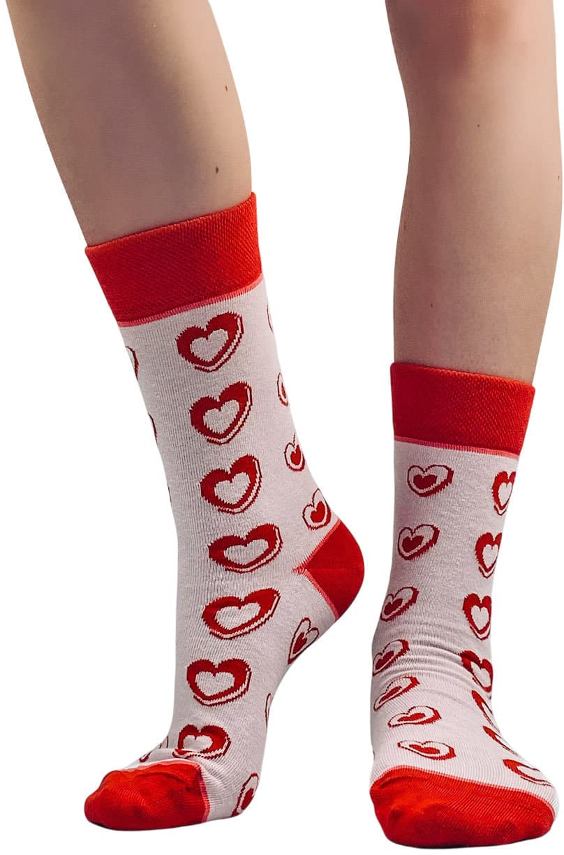 wigglesteps Unisex Socken Hearts III