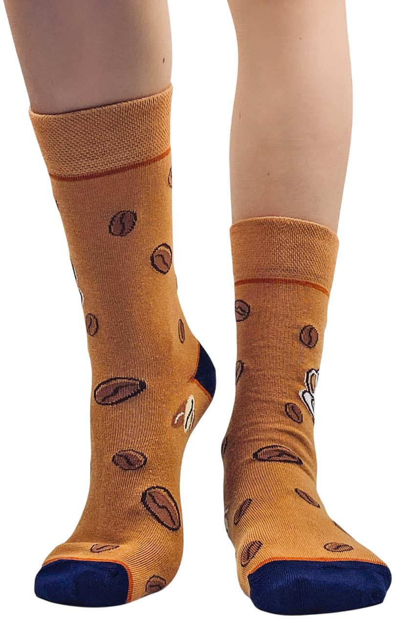 wigglesteps Unisex Socken Coffee I
