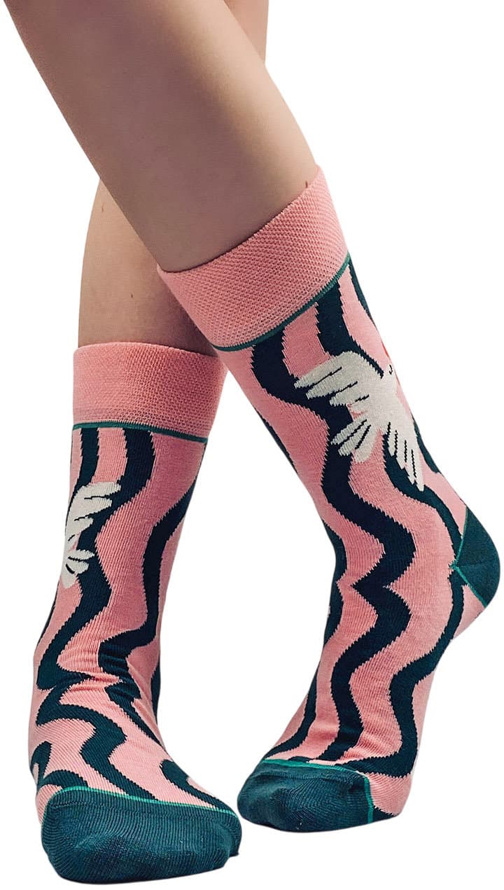 wigglesteps Unisex Socken Love Bird