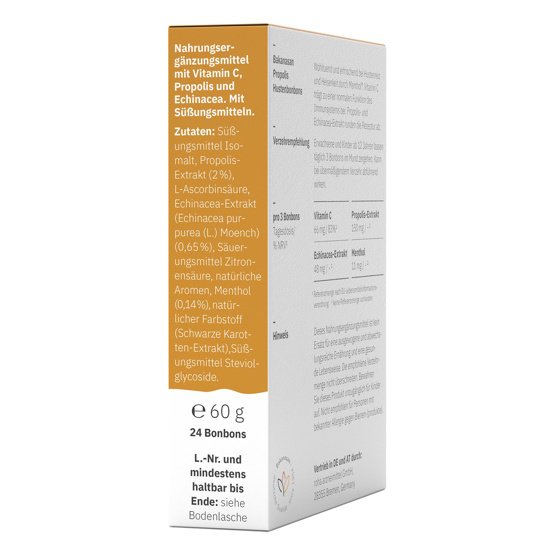 Produktbild Bakanasan Propolis Hustenbonbons 4 von 4