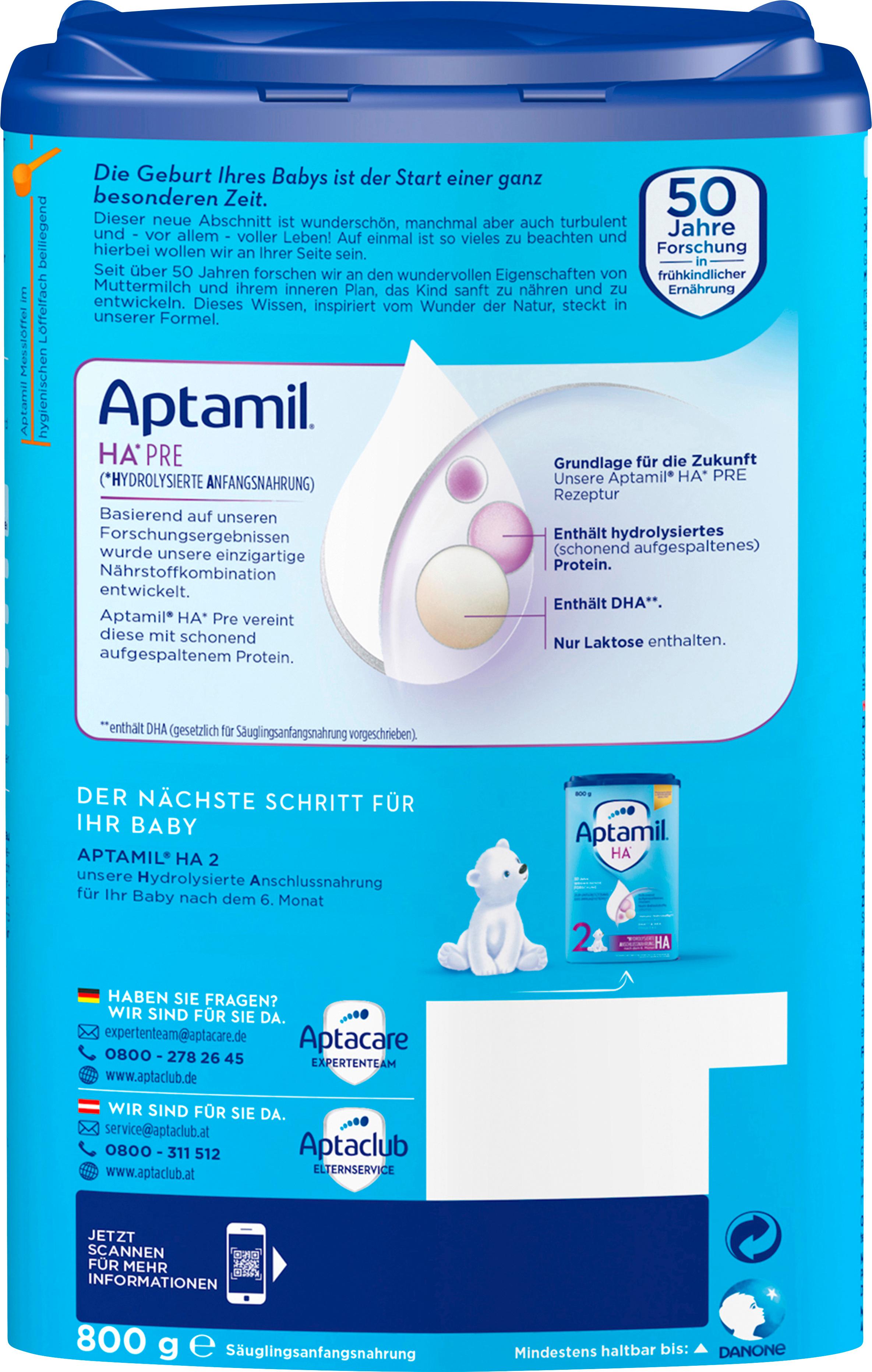 Produktbild Aptamil HA Pre Hydrolysierte Anfangsnahrung 2 von 12