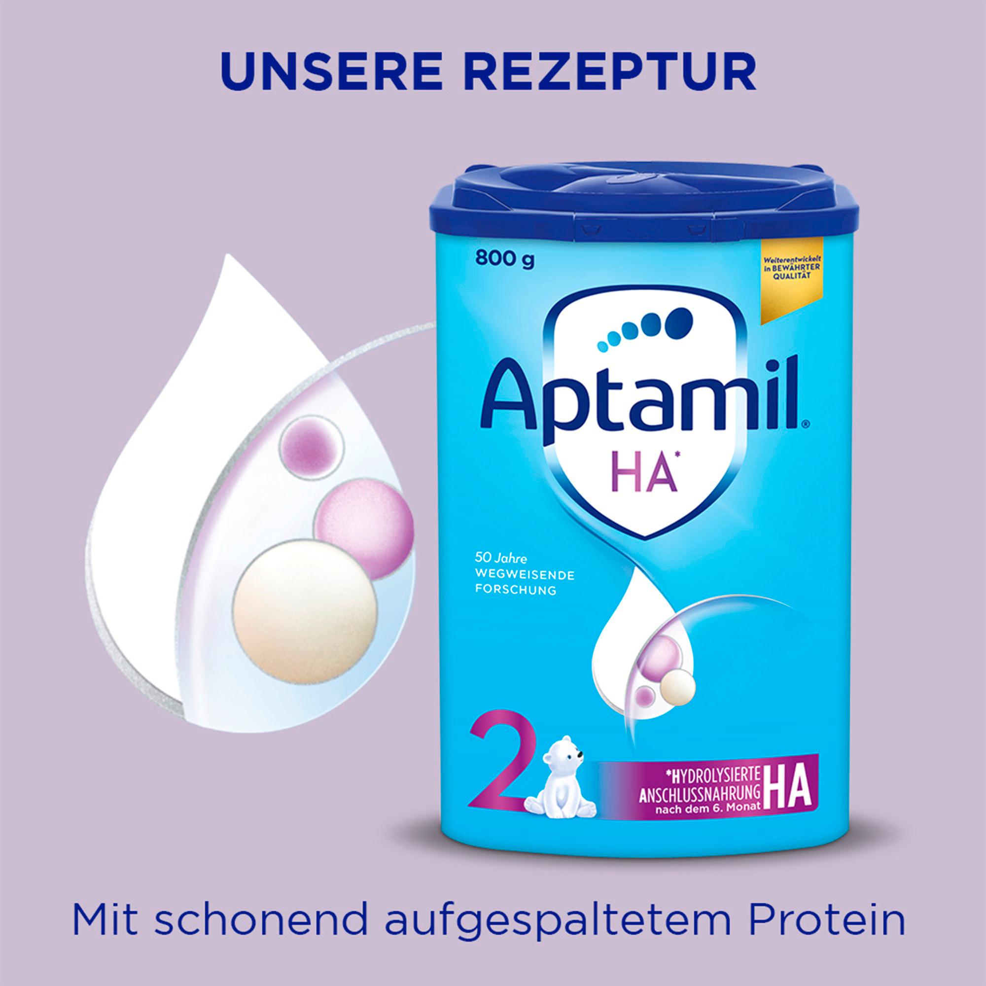 Produktbild Aptamil HA 2 Hydrolysierte Anschlussnahrung Folgenahrung 7 von 13
