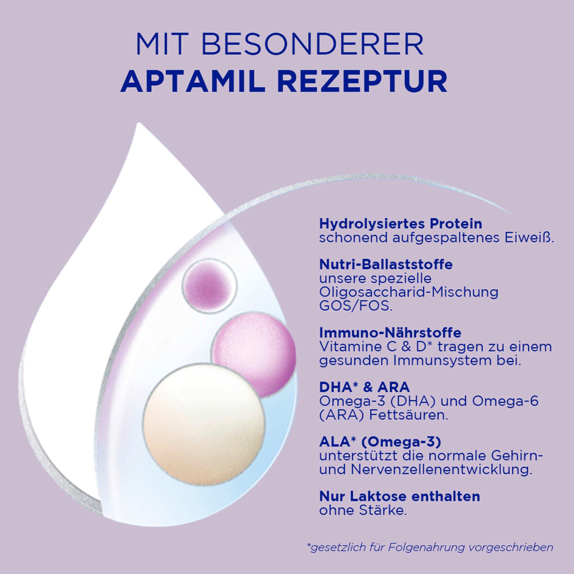 Produktbild Aptamil HA 2 Hydrolysierte Anschlussnahrung Folgenahrung 12 von 13
