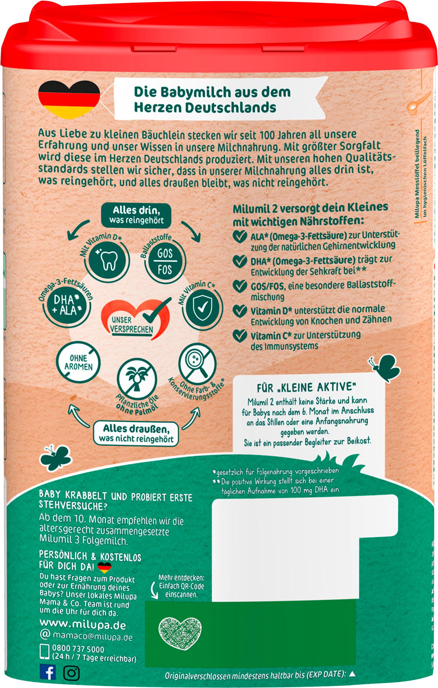 Produktbild Milupa Milumil 2 Folgemilch 3 von 15