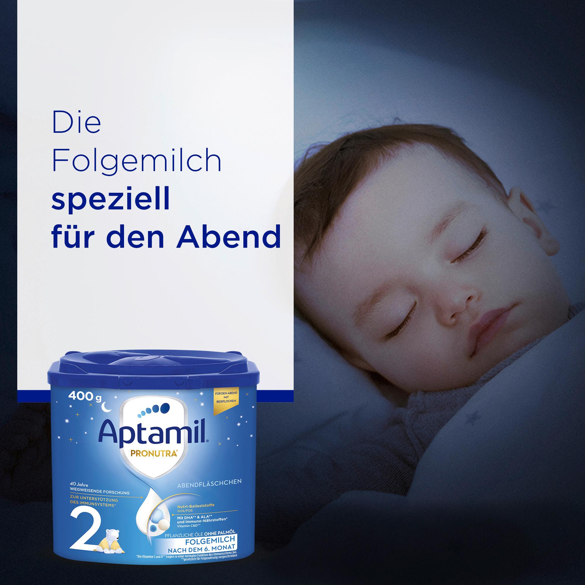 Produktbild Aptamil Pronutra 2 Folgemilch Abendfläschchen 11 von 12