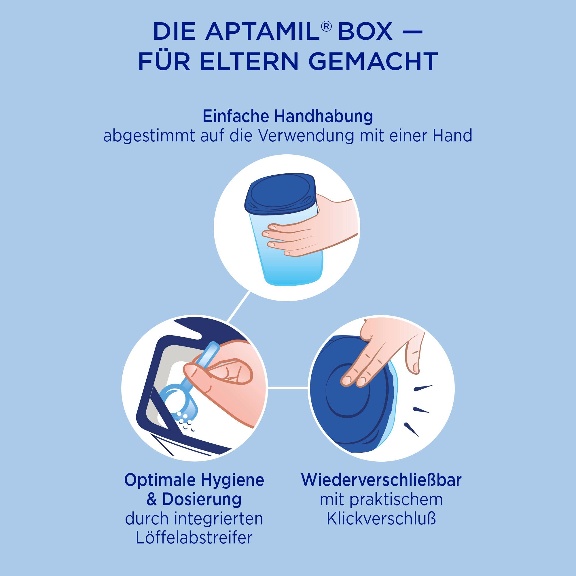 Produktbild Aptamil Pronutra 2 Folgemilch Abendfläschchen 2 von 12