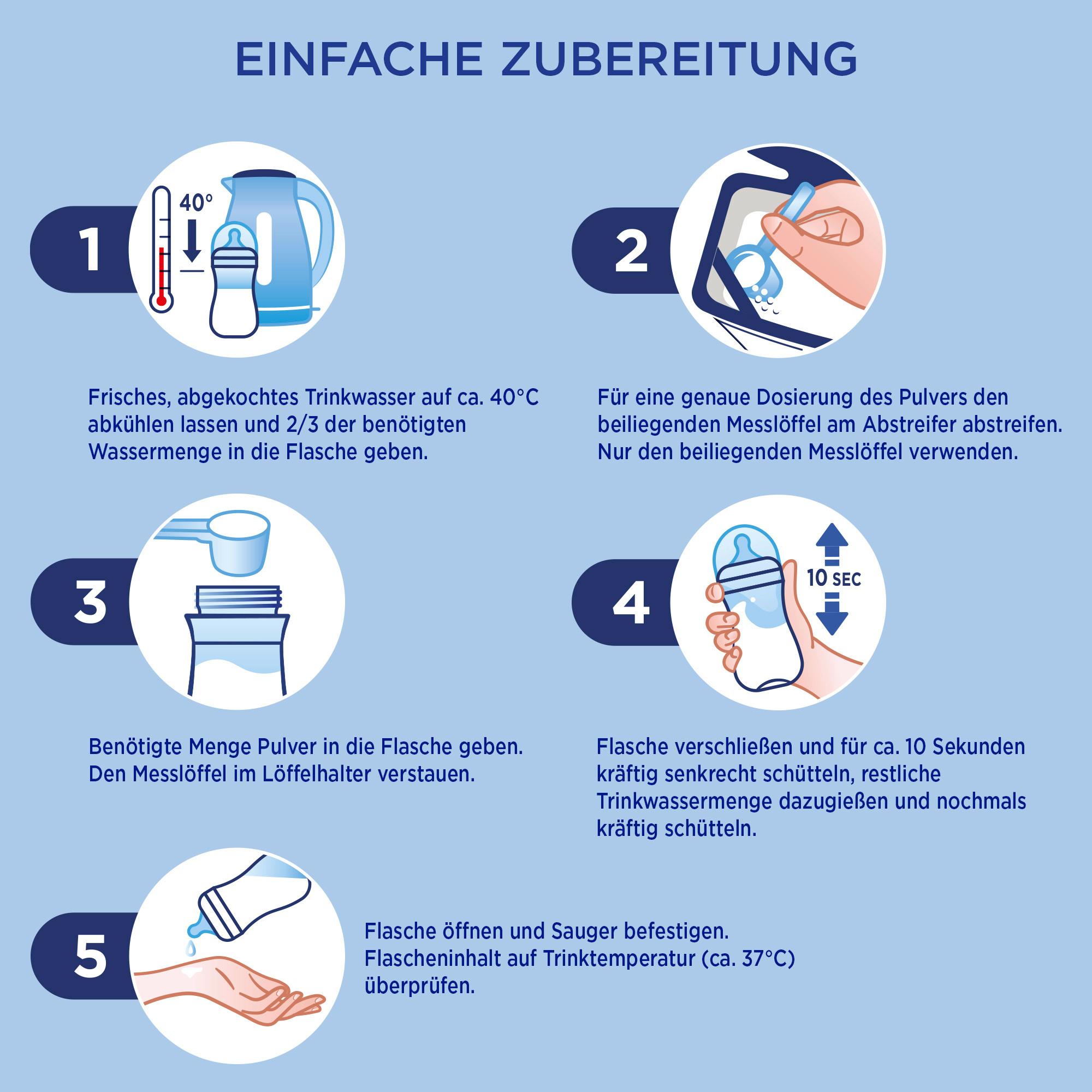 Produktbild Aptamil Pronutra 2 Folgemilch Abendfläschchen 12 von 12