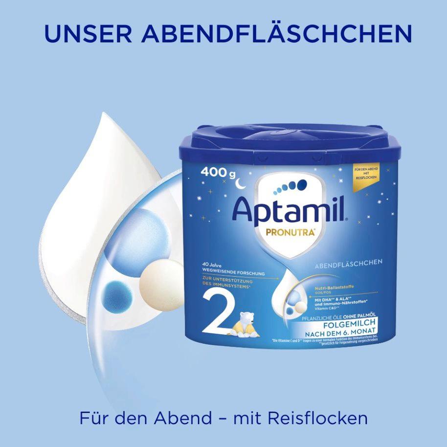 Produktbild Aptamil Pronutra 2 Folgemilch Abendfläschchen 10 von 12