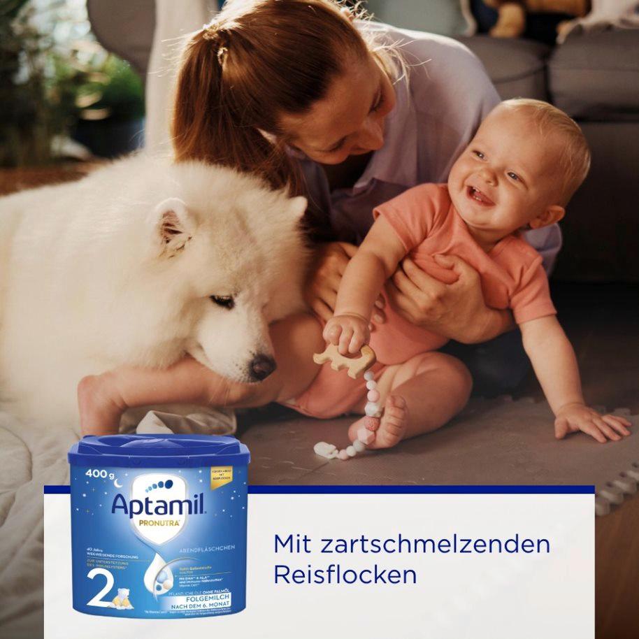 Produktbild Aptamil Pronutra 2 Folgemilch Abendfläschchen 7 von 12