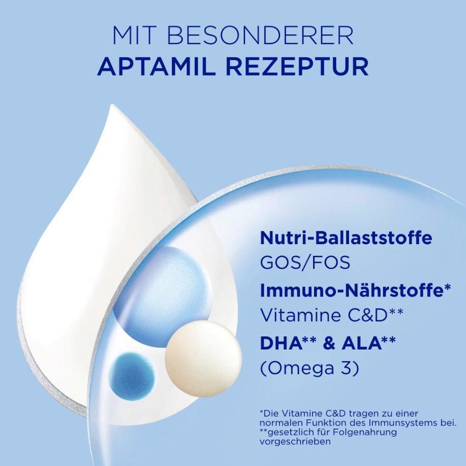 Produktbild Aptamil Pronutra 2 Folgemilch Abendfläschchen 4 von 12
