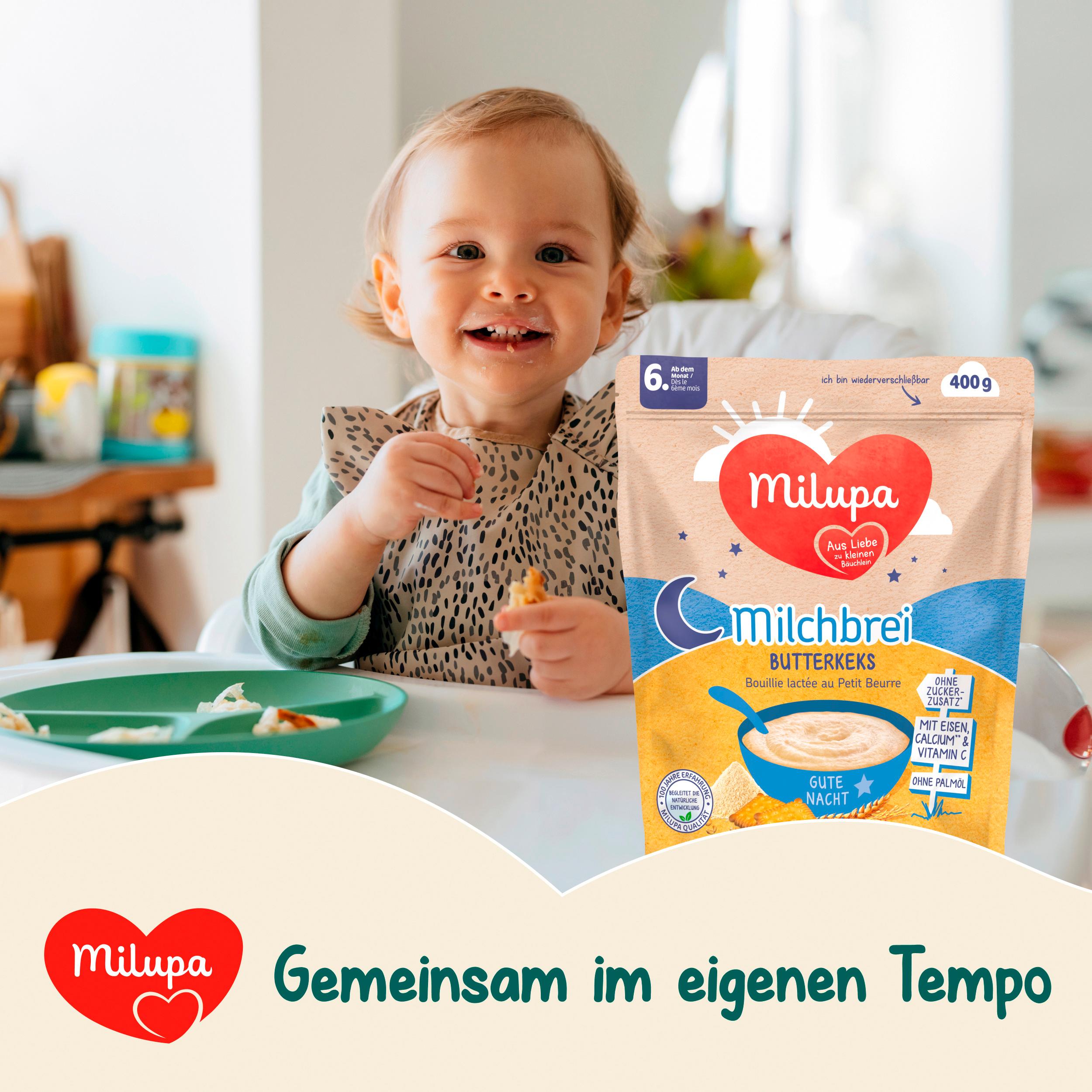 Produktbild MILUPA Milchbrei Butterkeks Gute Nacht ab dem 6. Monat 3 von 7