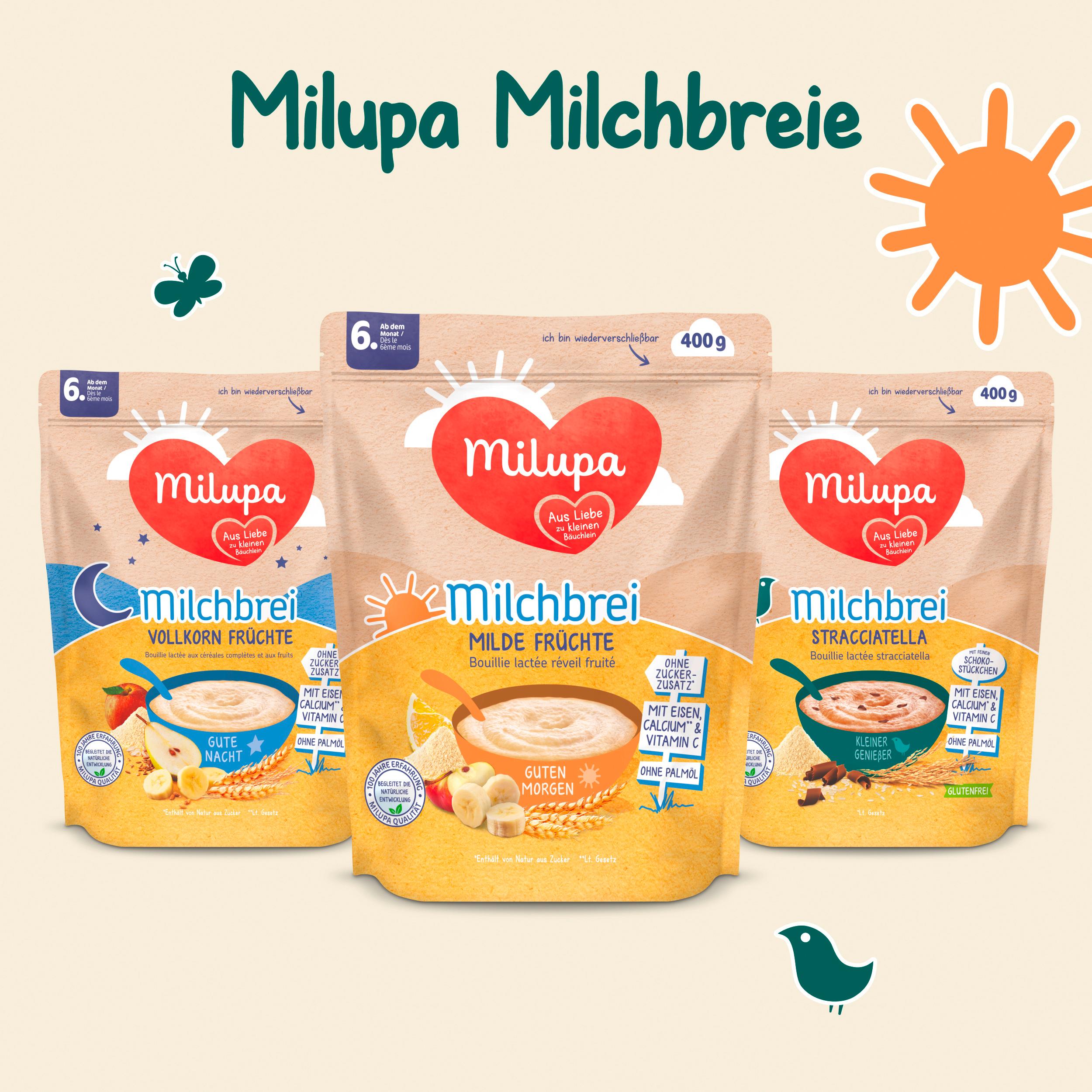 Produktbild MILUPA Milchbrei Milde Früchte Guten Morgen ab dem 6. Monat 4 von 10