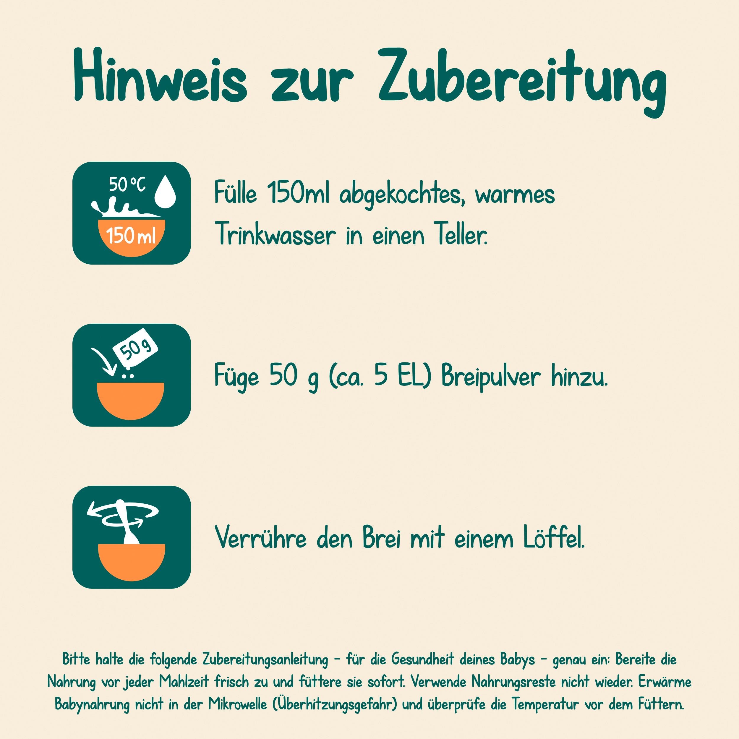 Produktbild MILUPA Milchbrei Milde Früchte Guten Morgen ab dem 6. Monat 6 von 10