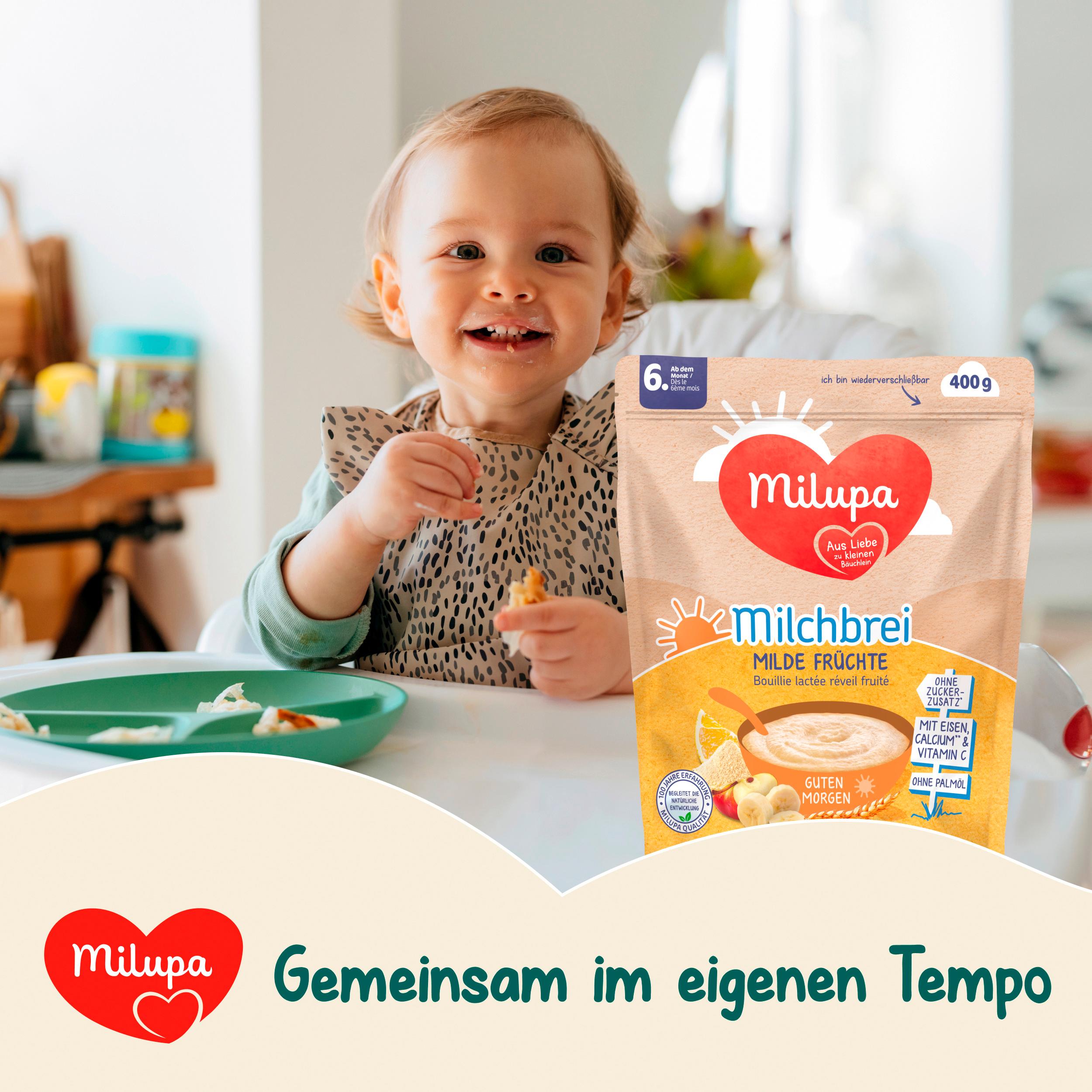 Produktbild MILUPA Milchbrei Milde Früchte Guten Morgen ab dem 6. Monat 8 von 10