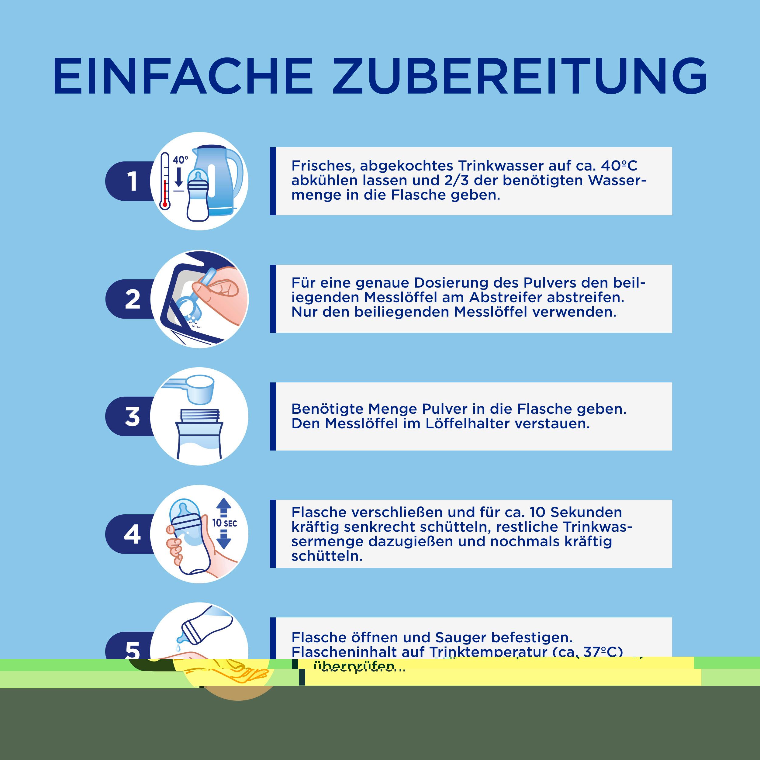 Produktbild Aptamil Pronutra Anfangsnahrung Pre von Geburt an Vorratspack 6 von 9