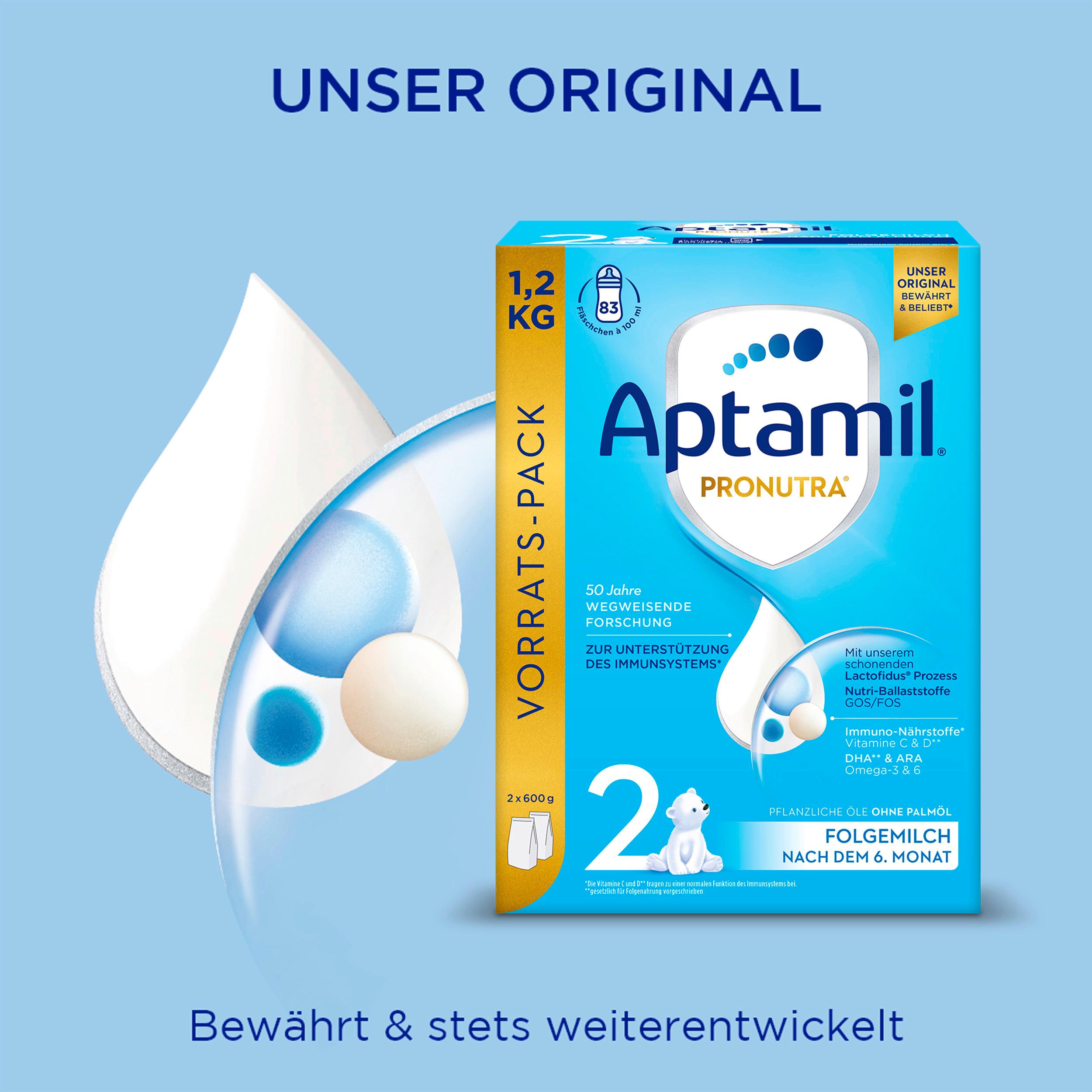 Produktbild Aptamil Pronutra 2 Folgemilch Vorratspack 14 von 14