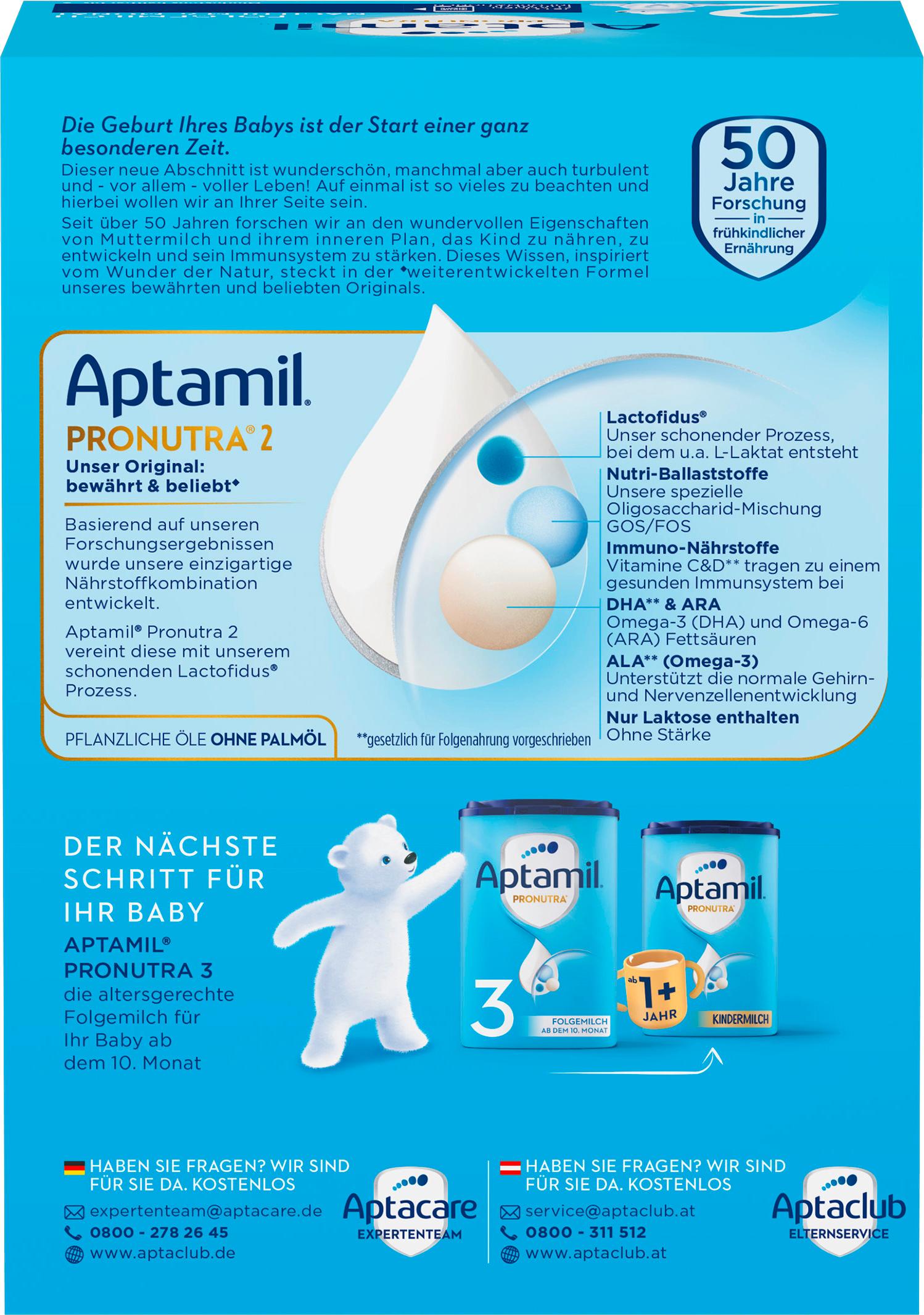 Produktbild Aptamil Pronutra 2 Folgemilch Vorratspack 2 von 14