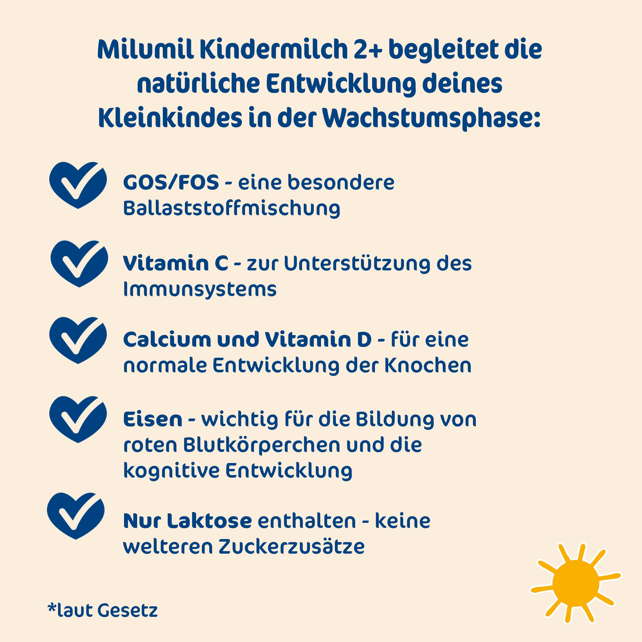 Produktbild Milupa Milumil Kindermilch 1+ ab 1 Jahr 4 von 9
