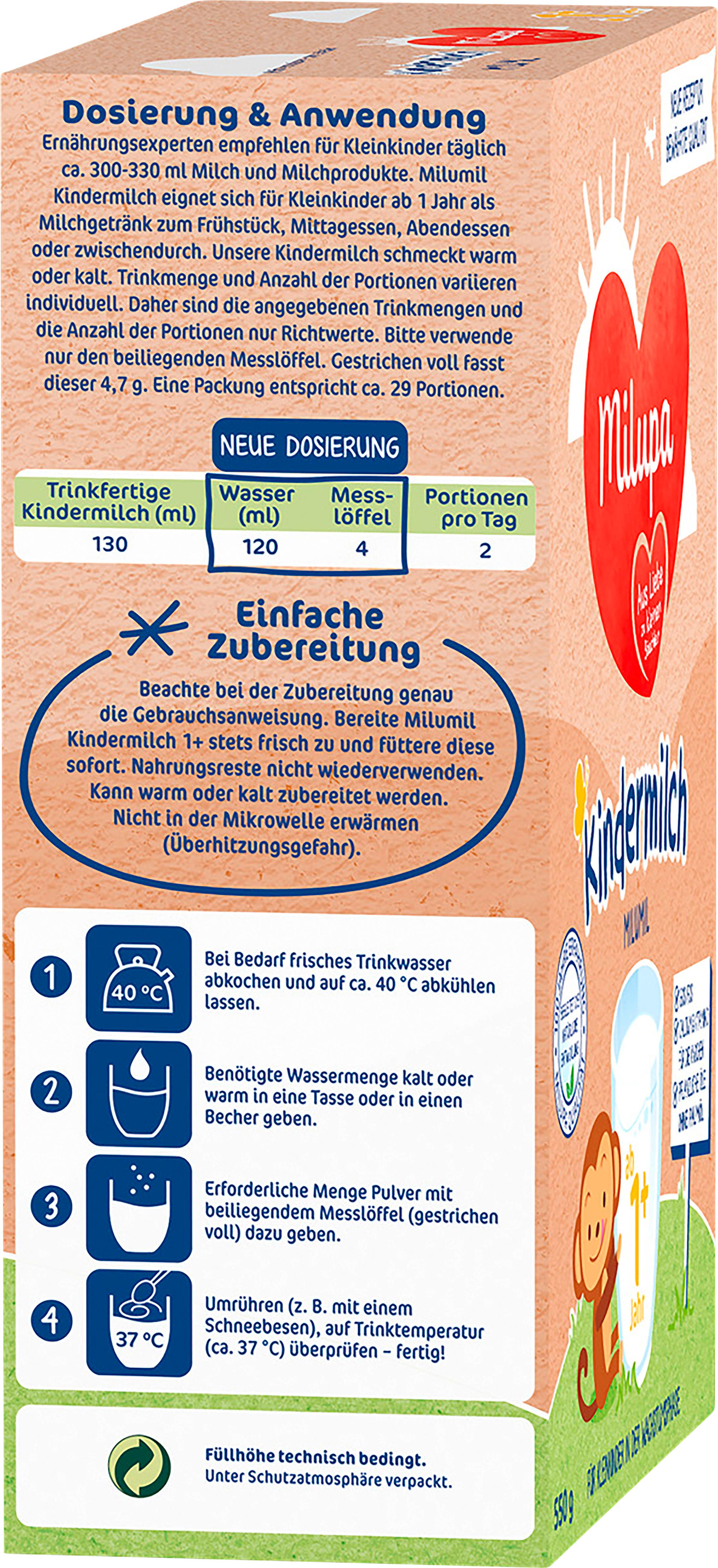 Produktbild Milupa Milumil Kindermilch 1+ ab 1 Jahr 5 von 9