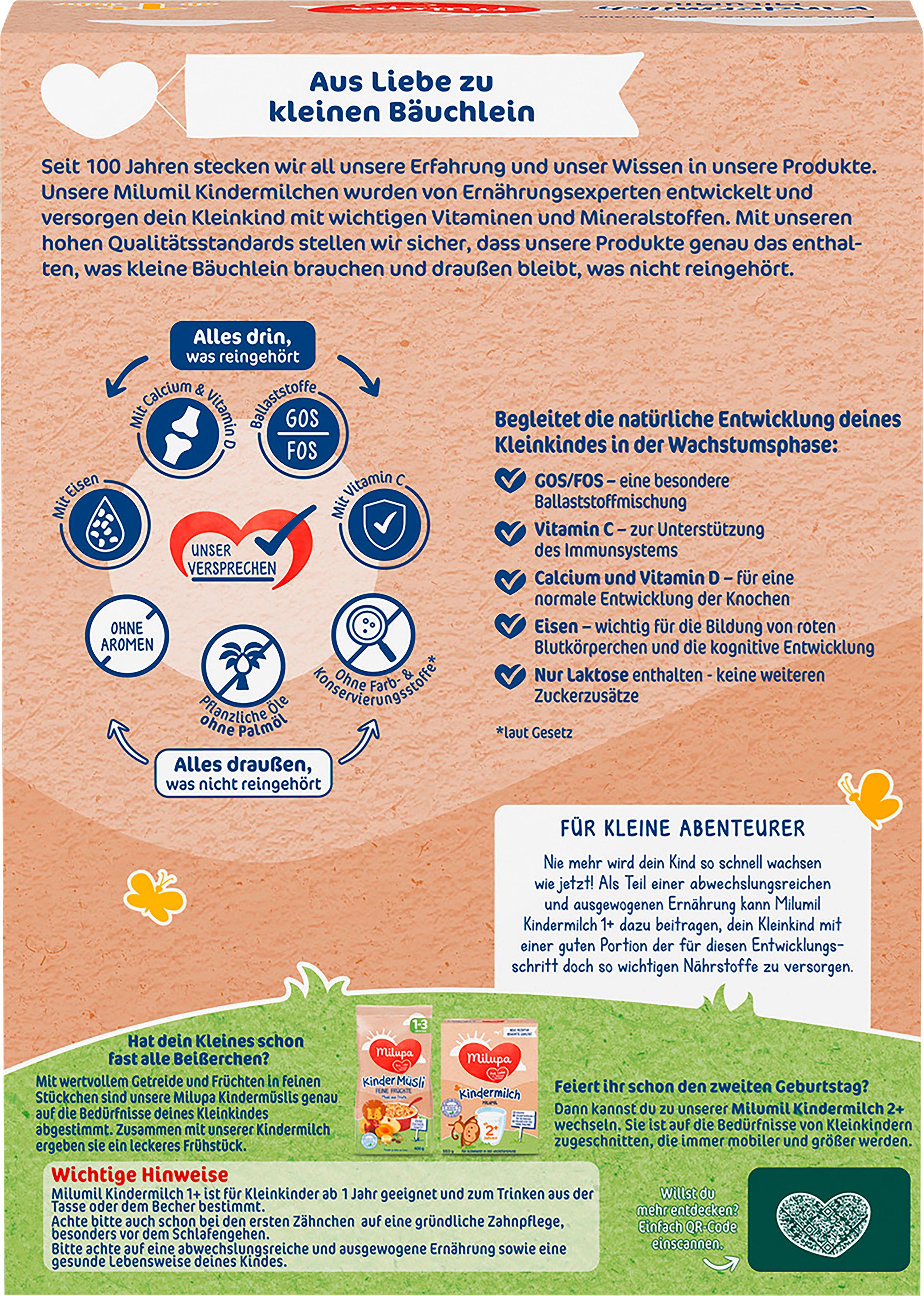 Produktbild Milupa Milumil Kindermilch 1+ ab 1 Jahr 2 von 9