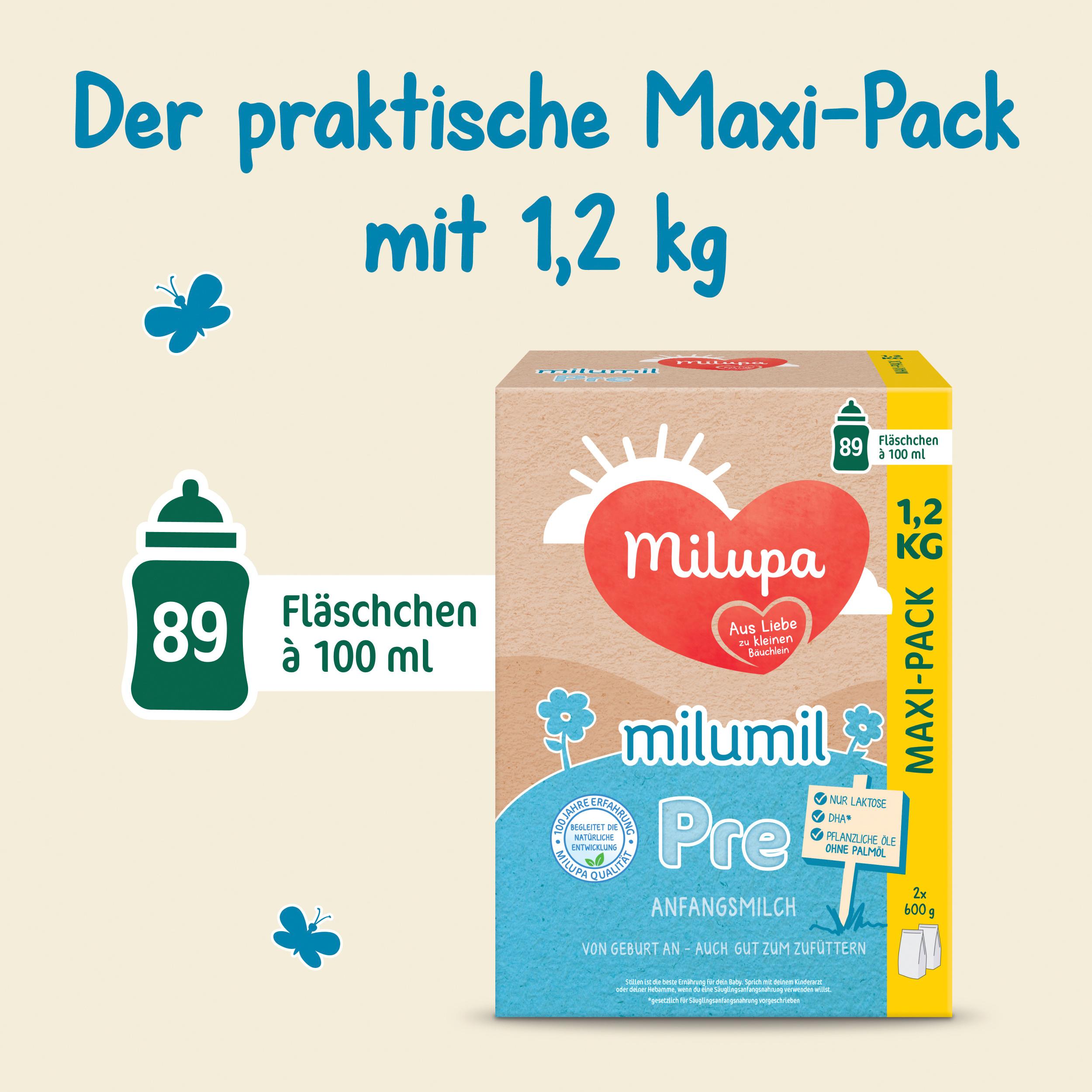 Produktbild Milupa milumil Pre Anfangsmilch Maxi-Pack 5 von 11