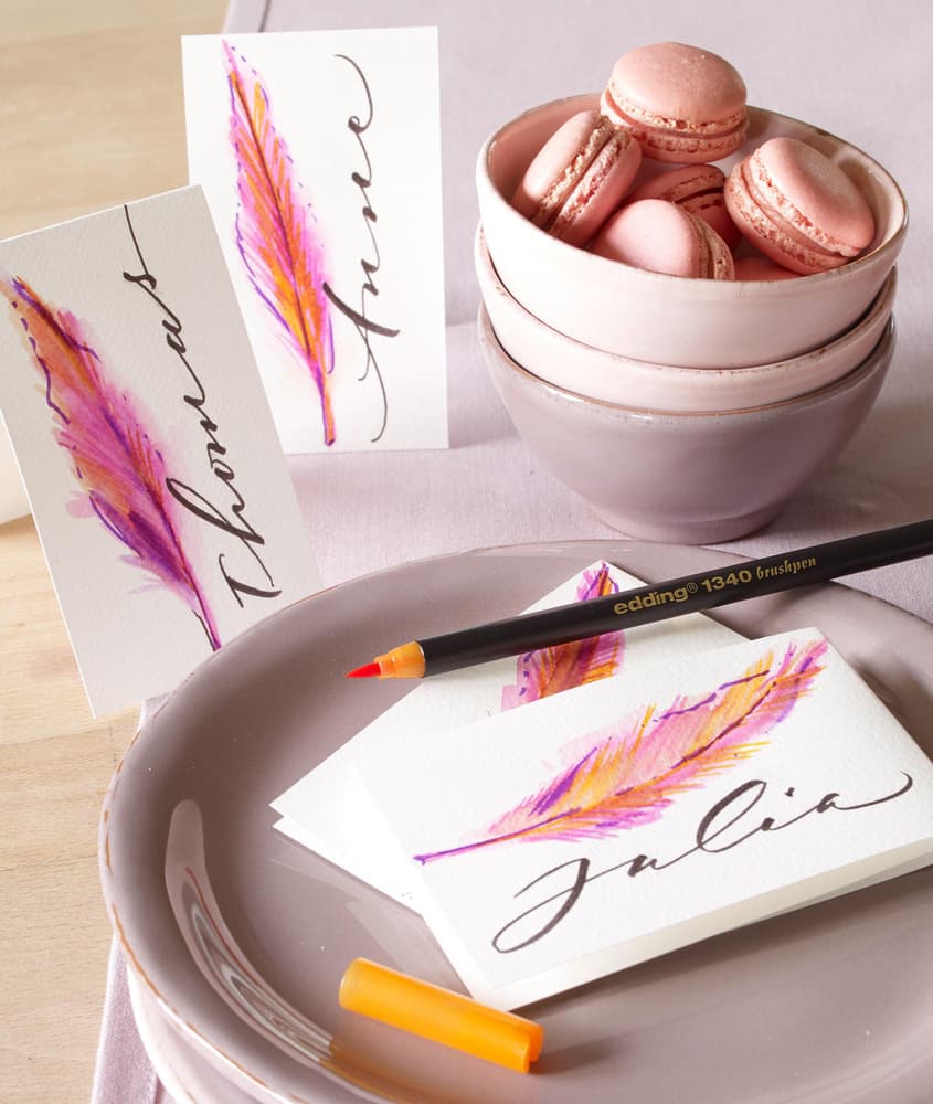 Produktbild edding 1340 Brush Lettering 10er-Set sanfte Farben sortiert 10 von 11