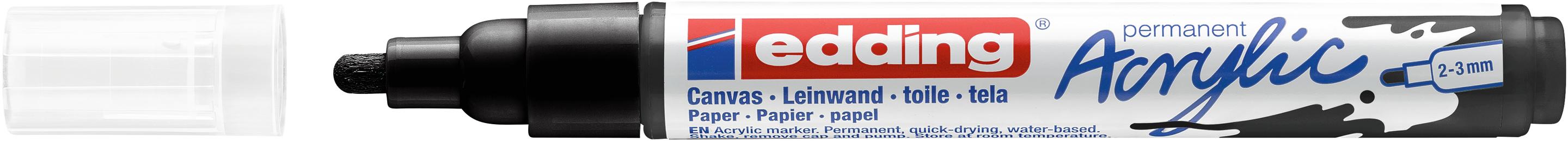 Produktbild edding Acrylmarker 5100 medium schwarz 2 von 7