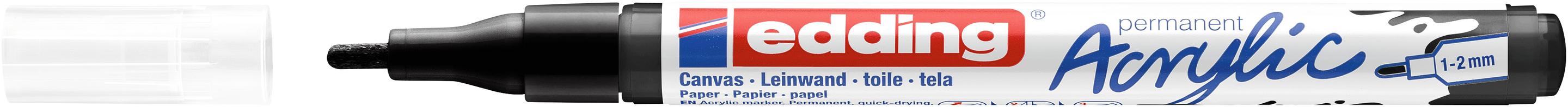 Produktbild edding Acrylmarker 5300 fein schwarz 2 von 9