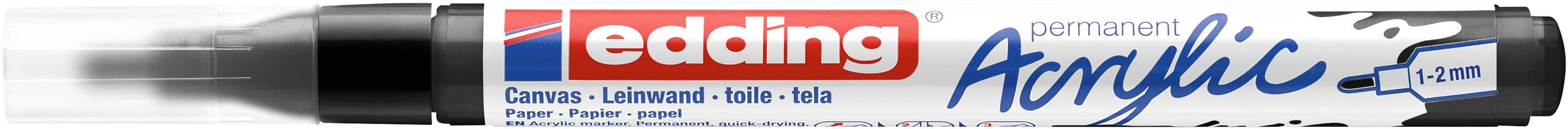 edding Acrylmarker 5300 fein schwarz