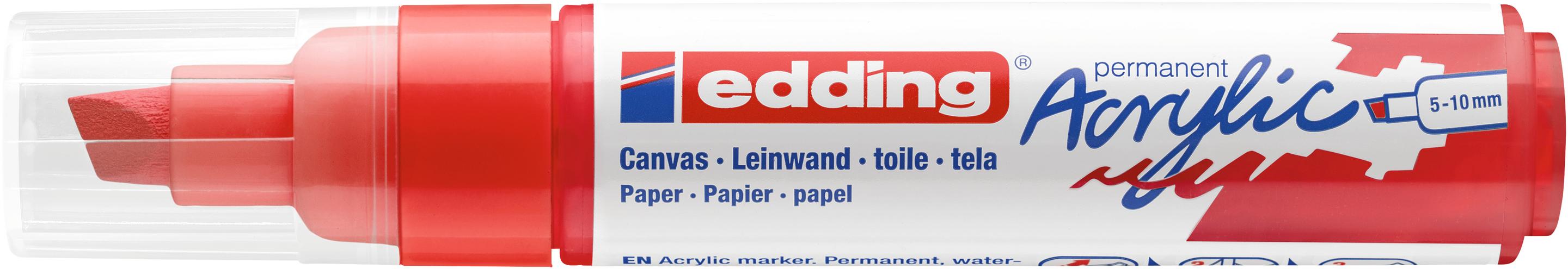 edding Acrylmarker 5000 breit verkehrsrot