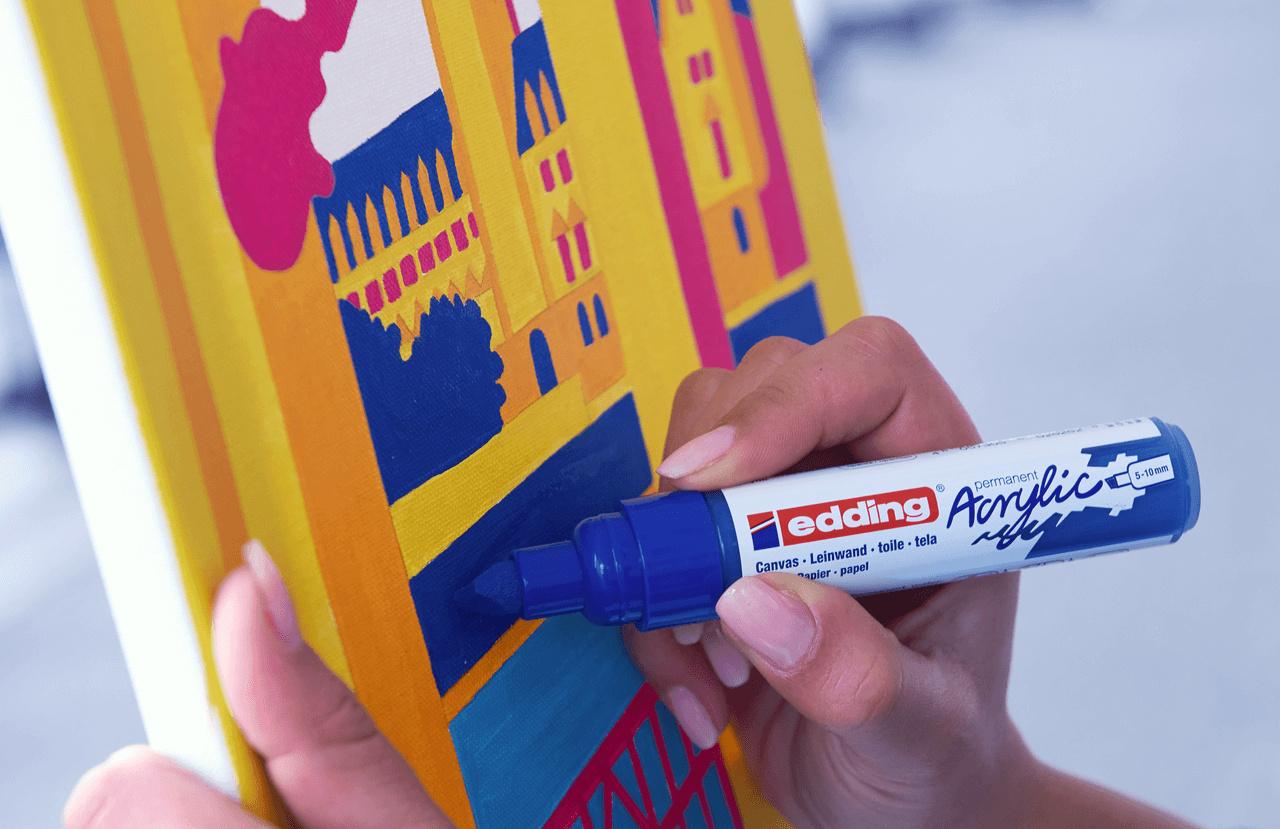 Produktbild edding Acrylmarker 5000 breit edel mauve 4 von 11