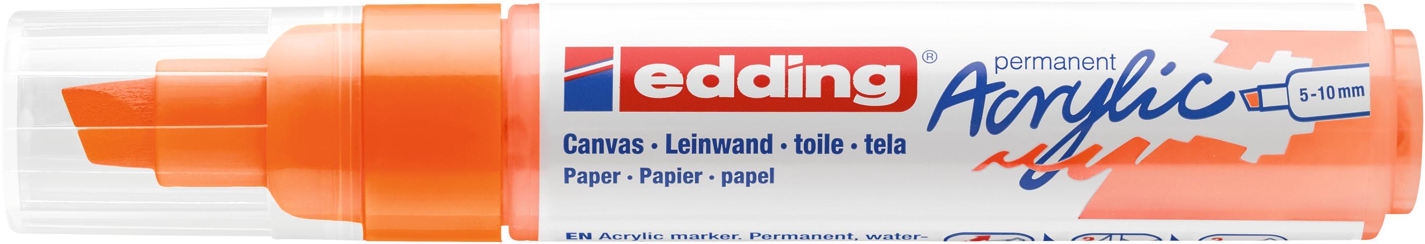 edding Acrylmarker 5000 breit neonorange