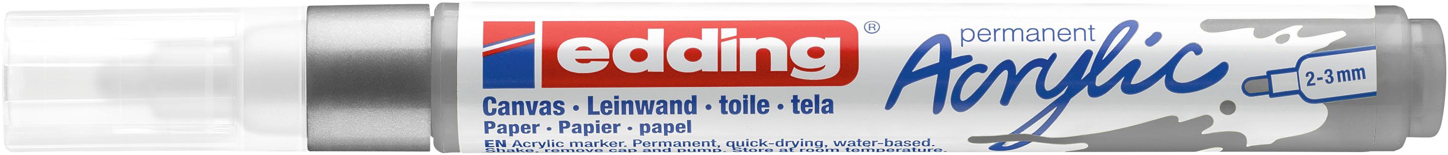 edding Acrylmarker 5100 medium silber