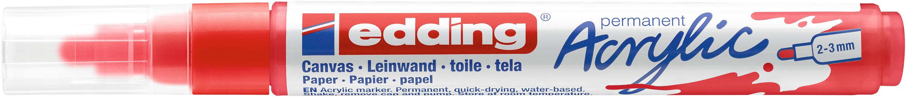 edding Acrylmarker 5100 medium verkehrsrot