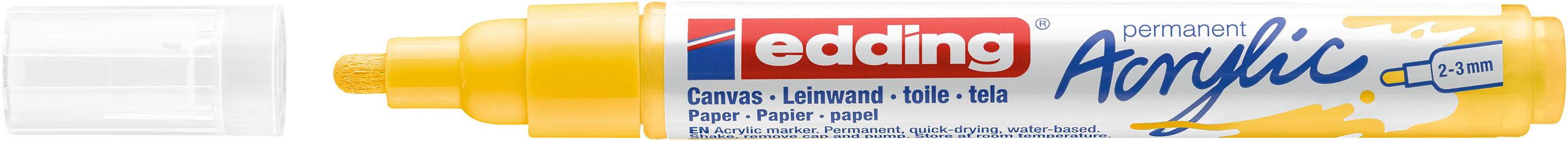 Produktbild edding Acrylmarker 5100 medium verkehrsgelb 2 von 9