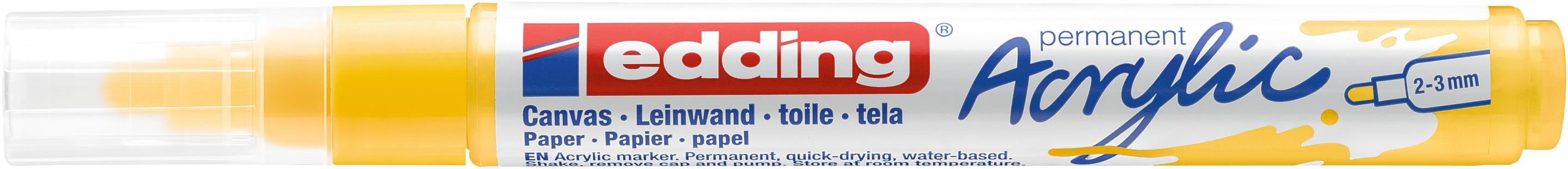 edding Acrylmarker 5100 medium verkehrsgelb