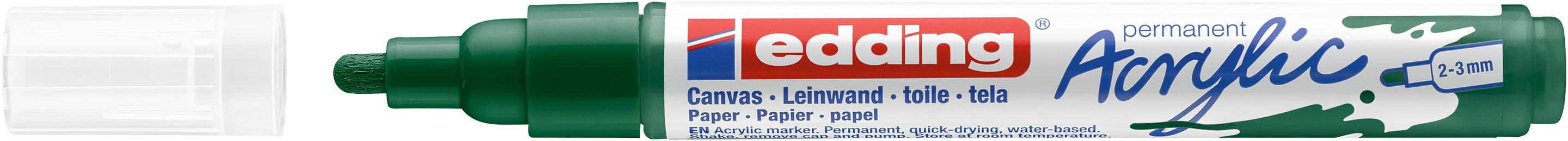 Produktbild edding Acrylmarker 5100 medium moosgrün 2 von 7