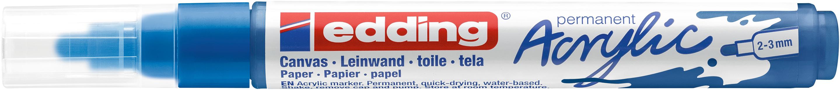 edding Acrylmarker 5100 medium enzianblau