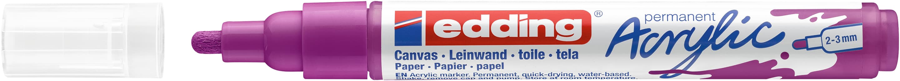 Produktbild edding Acrylmarker 5100 medium beere 2 von 11