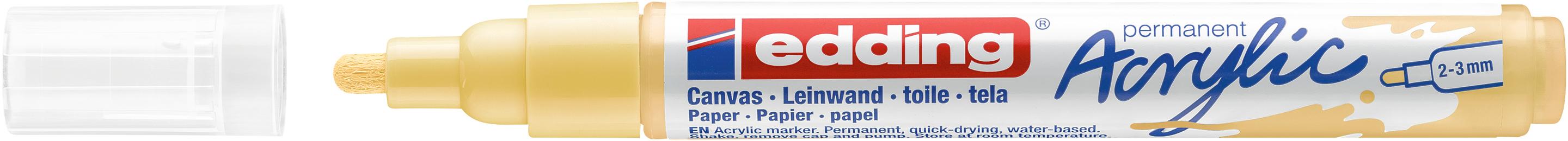 Produktbild edding Acrylmarker 5100 medium pastellgelb 2 von 9
