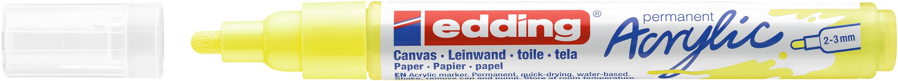 Produktbild edding Acrylmarker 5100 medium neongelb 2 von 9