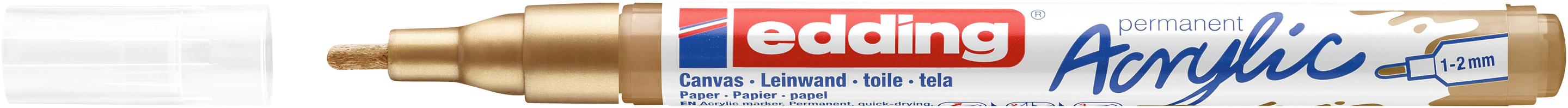 Produktbild edding Acrylmarker 5300 fein reichgold 2 von 9