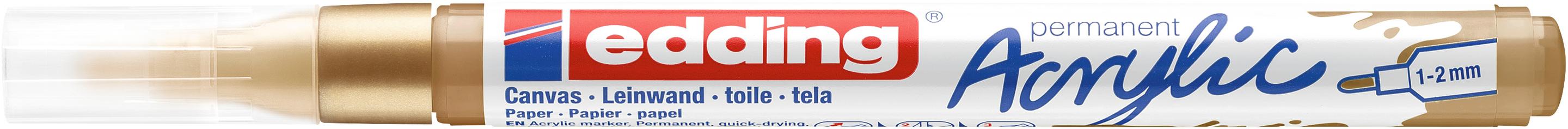 edding Acrylmarker 5300 fein reichgold